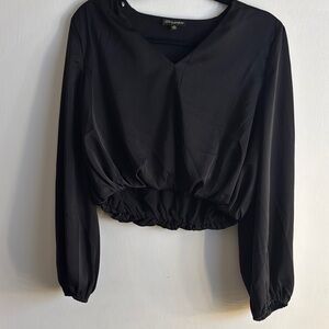 Elegant Black Women's Top